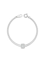18K White Gold Diamond Bracelet - SA1301