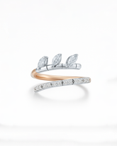 18K Rose Gold Diamond Ring - RA7668