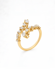 18K Gold Diamond Ring - QA13588