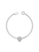 18K White Gold Diamond Bracelet - SA1285