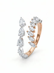 18K Gold Diamond Ring - RA14340
