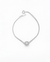 18K White Gold Diamond Bracelet - RA7940