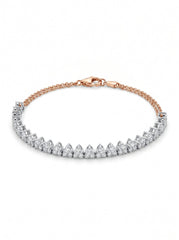 18K Rose Gold Diamond Bracelet - RA6786/1