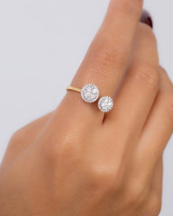 18k Yellow gold Diamond Ring - PA4077
