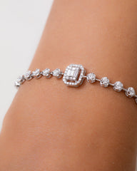18k Rose gold Diamond Bracelet - RA7483