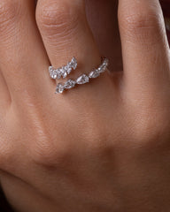 18K Gold Diamond Ring - RA14340