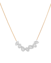 18K Rose Gold Diamond Necklace - RA7374