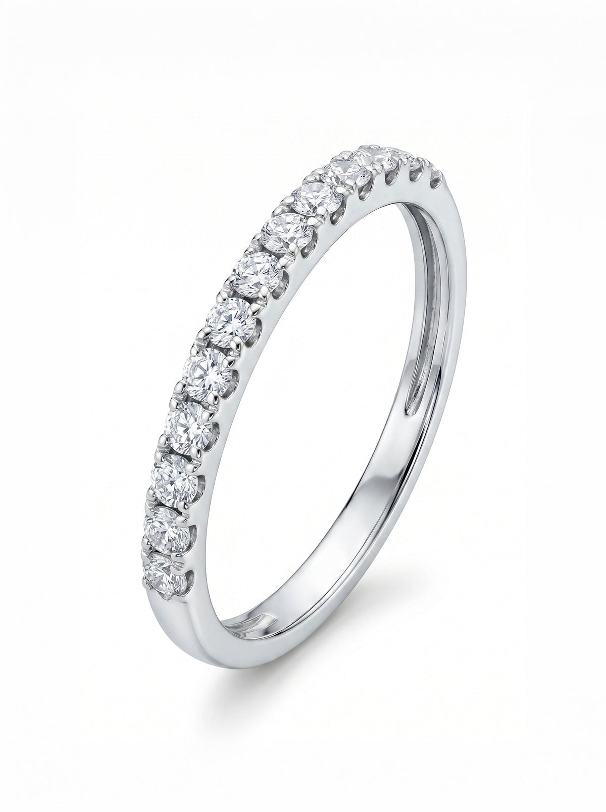 18K White Gold Diamond Ring - RA7827