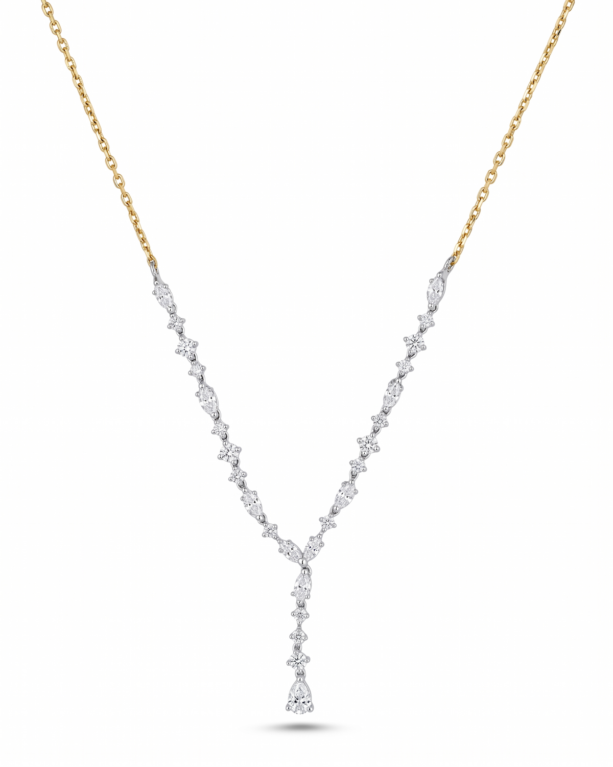 18K Gold Diamond Necklace - RA14319