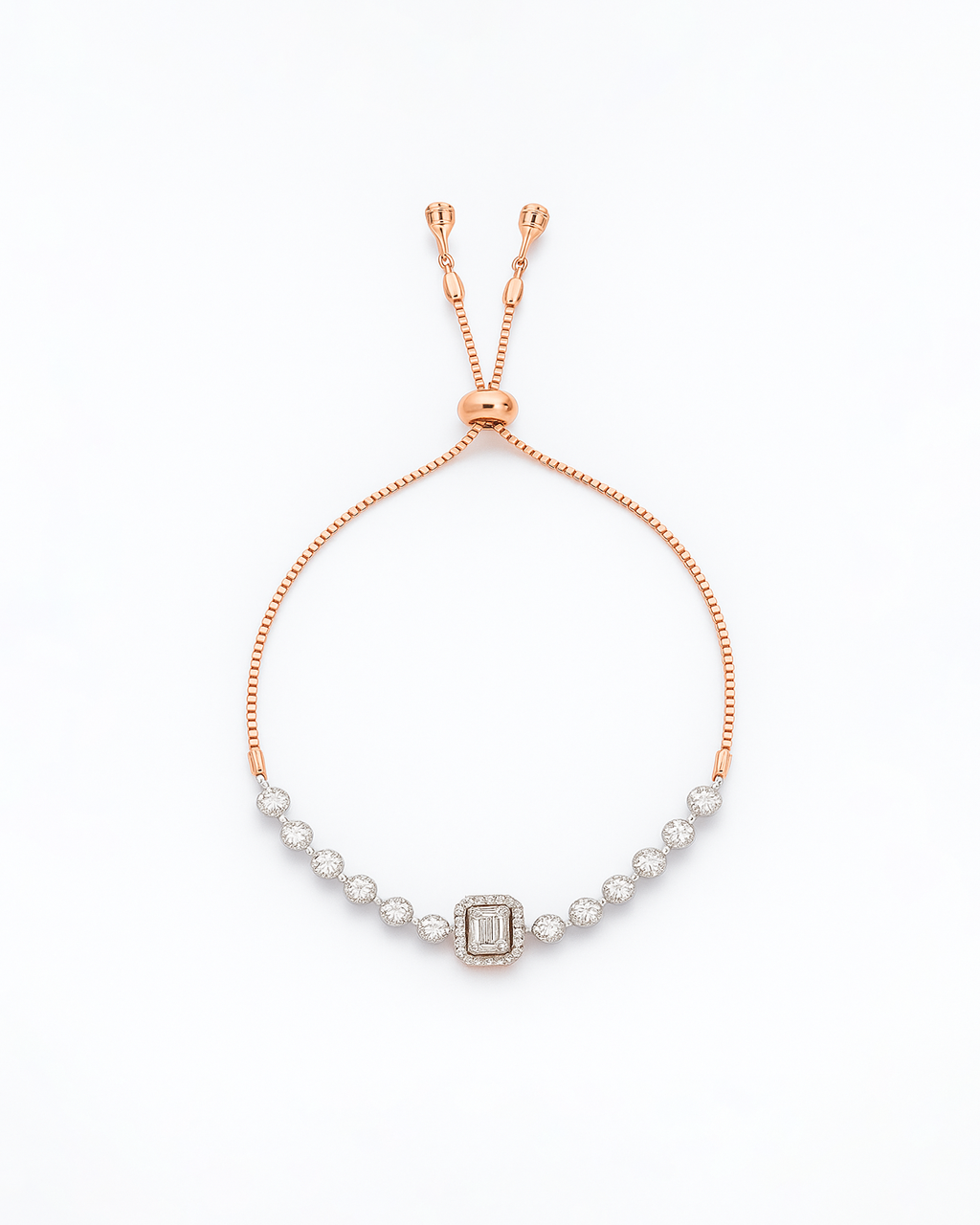 18k Rose gold Diamond Bracelet -  RA7483