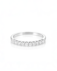 18K White Gold Diamond Ring - RA8098