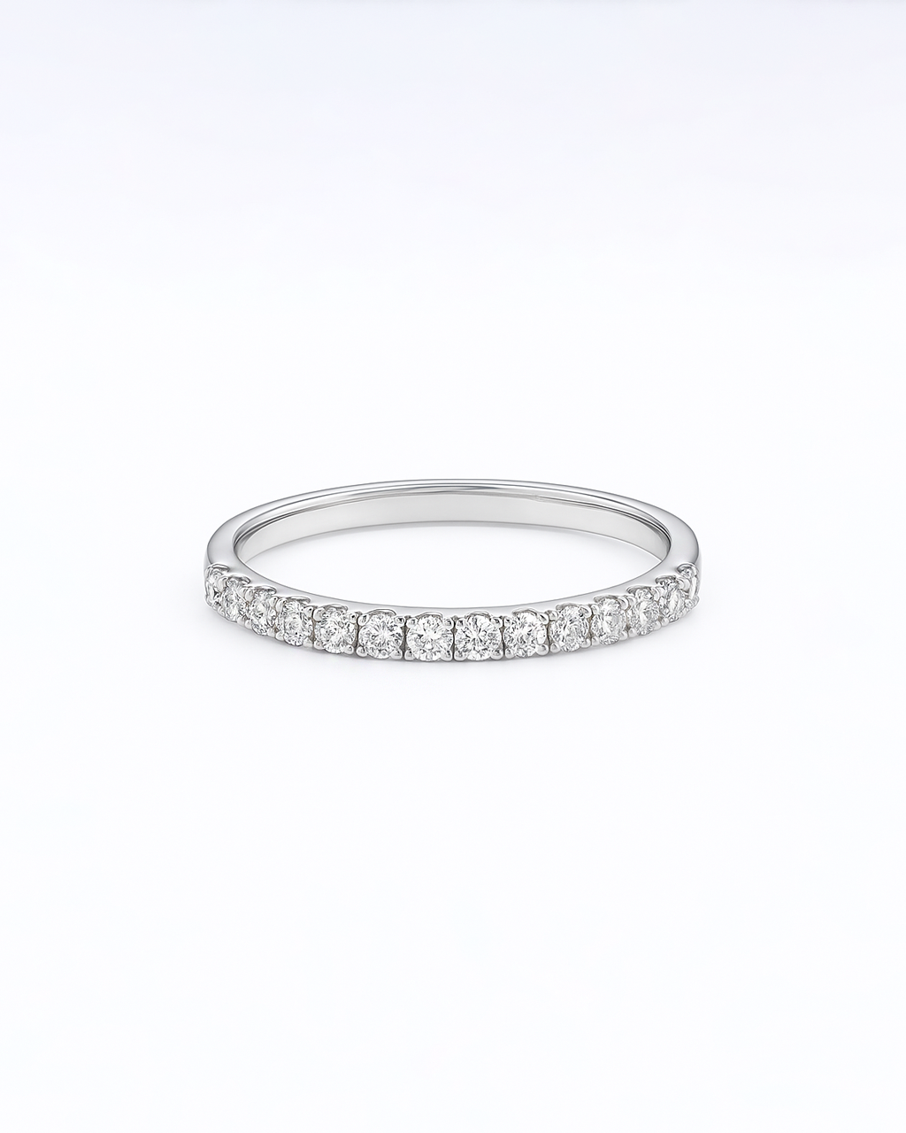 18K White Gold Diamond Ring - RA7827