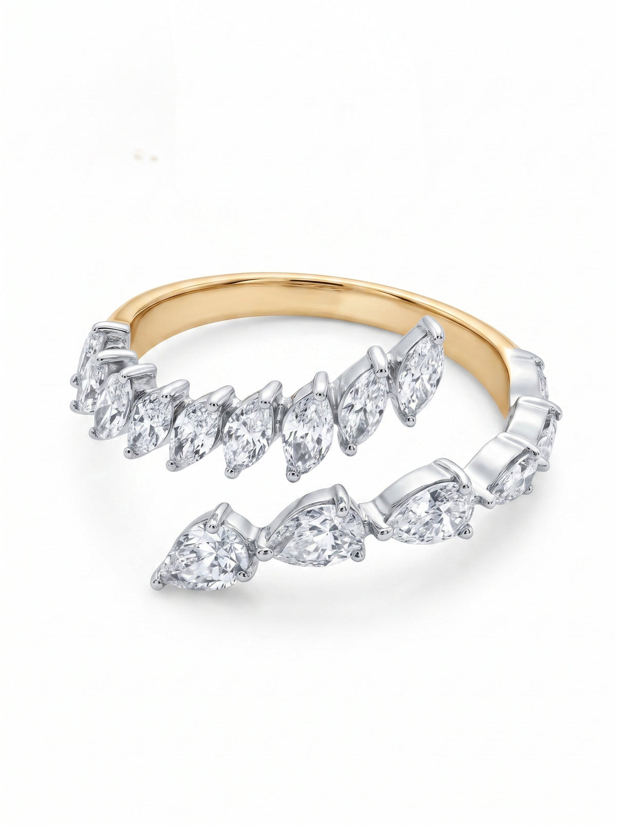 18K Gold Diamond Ring - RA14340