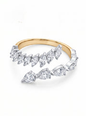 18K Gold Diamond Ring - RA14340