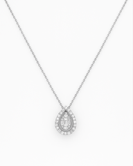 18K White Gold Diamond Necklace - RA7910