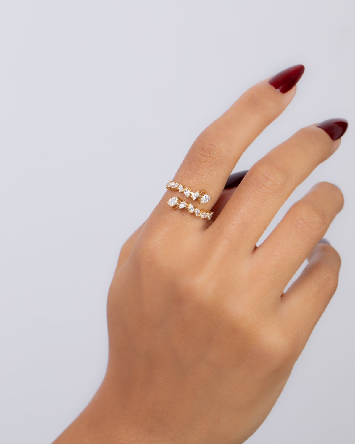 18K Gold Diamond Ring - QA13588