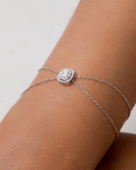 18K White Gold Diamond Bracelet - RA7940