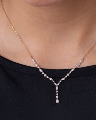 18K Gold Diamond Necklace - RA14319